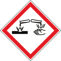 Warning signs and stickers GHS05 - Corrosive
