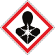 Warning signs and stickers GHS08 - Long term harmful to health